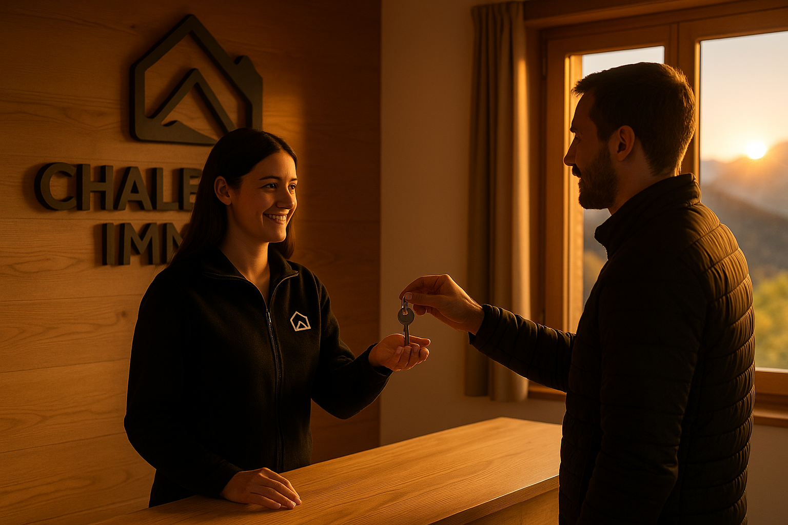 chalet immo remise de clés valloire